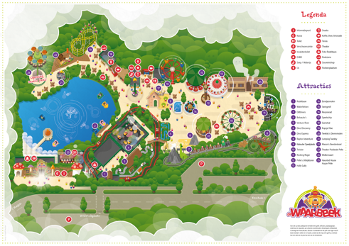 Parkmap de Waarbeek Hengelo